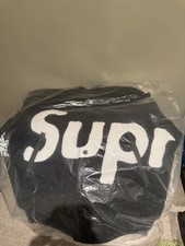 Giacca Supreme Big Logo Ciniglia Varsity Nera M