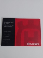 Husqvarna 310 450 510 Te Tc Txc Sm Smr I.E. 2010 manual kurzanleitung 8000H1343