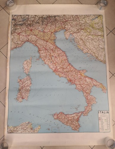 Cartina geografica vintage