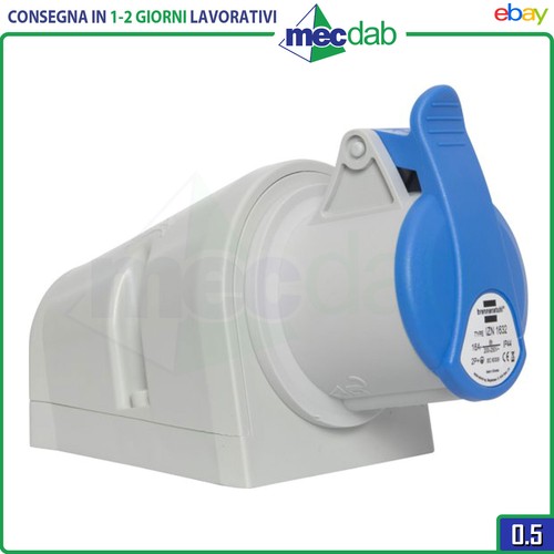 Presa parete cee 230v 16a - presa, da