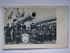 NAVE ship SMS PRINZ EUGEN Kriegsmarine UFFICIALI  vecchia cartolina