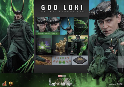 Hot toys dx40 loki god - hot,
