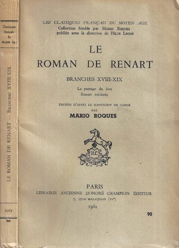 Roman renart branches - le, renart.