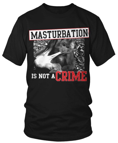 Shirt scimmia masturbazione - t-shirt,