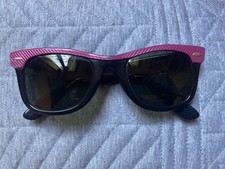 Occhiali donna RAY-BAN WAYFARER Leather Fuxia VINTAGE / Da stock