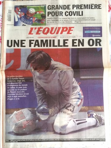 Equipe journal 10 2001 - l'equipe, 29/10/2001