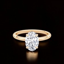 Anello in oro giallo taglio