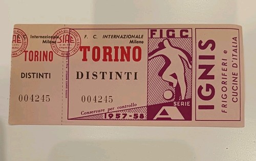 Inter torino biglietto - inter-torino, ticket