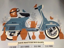 Dave Matthews Band Poster Tour italiano 2015