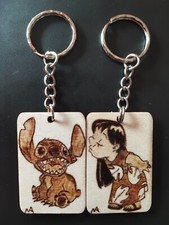 Portachiavi Coppia lui lei amore Lilo e Stitch regalo compleanno San Valentino