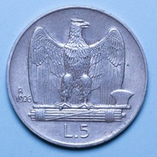VITTORIO EMANUELE III 5 LIRE