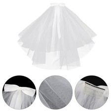  2pcs Velo da sposa Breve