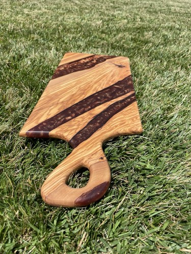 Tagliere legno ulivo e - tagliere,