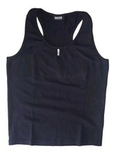 T Shirt Uomo Datch Underwear Nero Taglia M Vintage Datch-lmtd.Inc Senza Manica