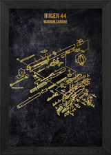 ruger 44 magnum poster arte da