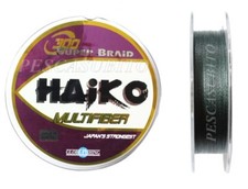 Trecciato multifibra pesca spinning carpfishing bolentino vertical - Haiko 300Mt