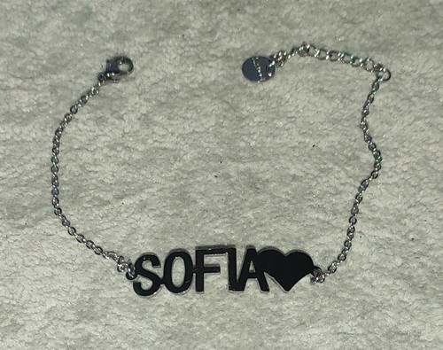 Bracciale con nome sofia - con,
