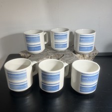 Set 6 tazze vintage Dudson England Servizio Sanitario Nazionale NHS anni 70 