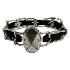 Bracciale dior nero argento - bracciale,