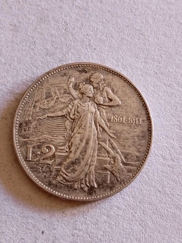 Regno italia 2 lire 1911 - lire,