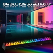 180 W strobo LED RGBW DMX wall washer luce palco bar luce festa DJ matrimonio spettacolo