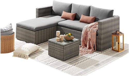 Piece rattan garden - 5,