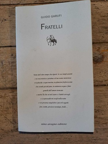 Guido garufi fratelli - fratelli,, nino