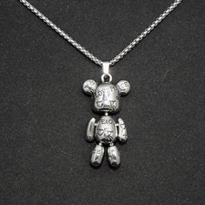 Collana acciaio con - collana, in