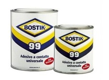 Bostik 99 Colla Adesivo a Contatto Incollaggio di Laminati da 400 850 e 1800 ml.