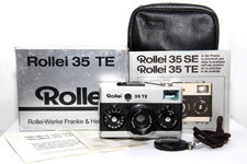 ROLLEI 35 TE Fotocamera con Obiettivo TESSAR 40mm 3.5 Borsa Tappo Laccio *BOXED*