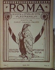 ROMA RIVISTA  ANNO V AGO 1927