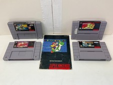 Testato! SNES Lotto 4 Battle Clash/Taz-Mania/Scooby-Doo Mystery Mario World Manuale