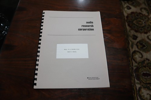 Audio research 6 - research, sp-6