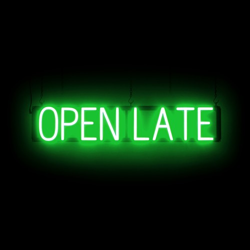Insegna spellbrite open late - spellbrite, |