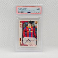 Messi Autografo PSA8 - Panini