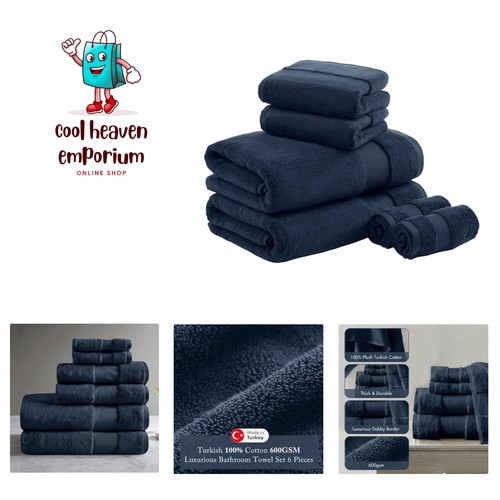 Set asciugamani turchi 100 - asciugamani,
