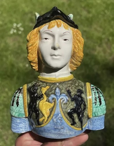 Maiolica cantagalli busto - maiolica,