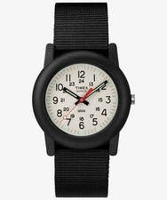 Orologio Timex TW2P59700 Camper 34mm Quarzo Nero Japan Edizione Limitata...