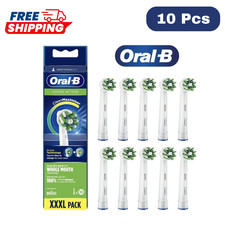 Oral-B Pro Cross Action 10 Replacement Heads, White - Free Shipping