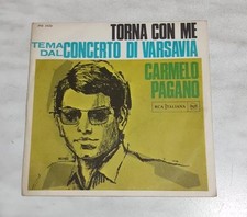 CARMELO PAGANO 45 GIRI (TORNA CON ME) OTTIME CONDIZIONI PROMOZIONALE