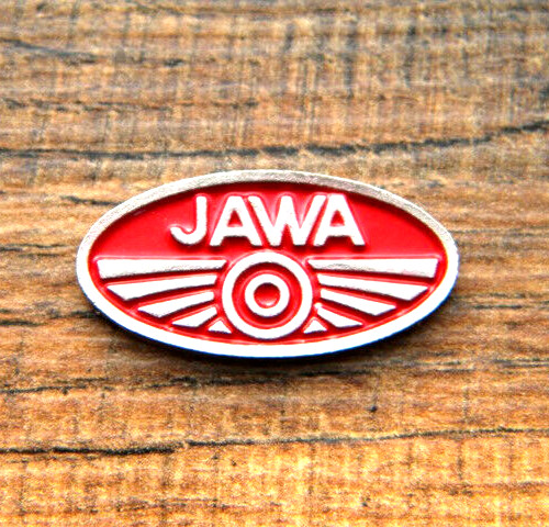 Jawa vest pin lapel - jawa, 1-1/4"x