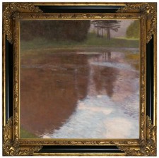 Klimt Tranquil Pond 1899 Wood