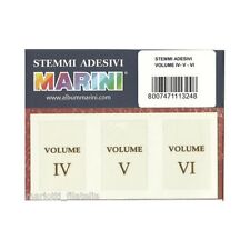MARINI STEMMA ADESIVO ORO  NUMERI ROMANI IV-V-VI NUOVO MF2217