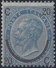 1865 Italia 20c. ferro di