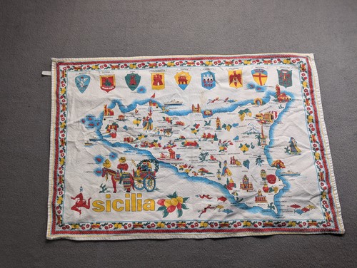 Mappa asciugamano tè - mappa,