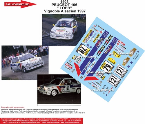 Decals ref 1403 peugeot - decals,