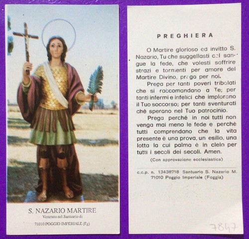 Santino holy card san - card,,