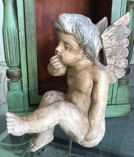 Vintage putti grande cherubino - vintage,