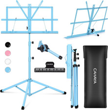 2-In-1 Leggio Spartiti Musicali & Supporto Da Tavolo per Libri Leggio Musicale P