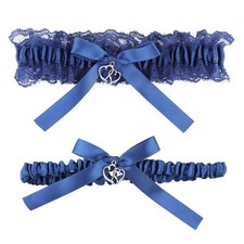 MWOOT Giarrettiera Sposa Blu per Futura Sposa Giarrettiera in Pizzo El